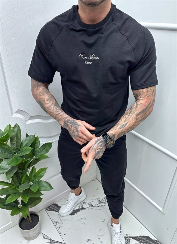 Trening barbati negru model simplu