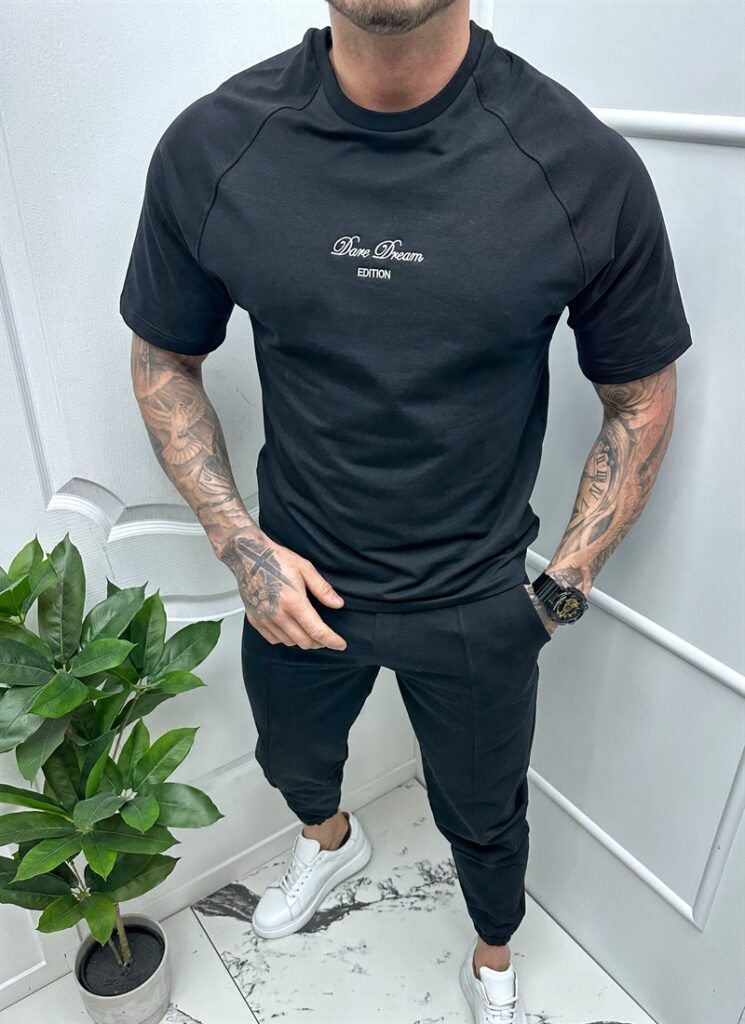 Trening barbati negru model simplu