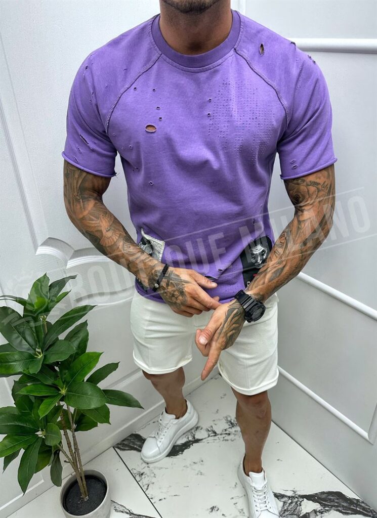 Tricou pentru barbati violet