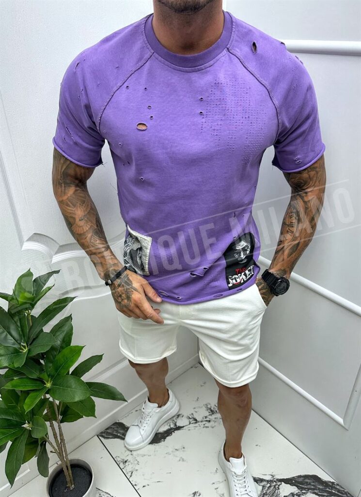 Tricou pentru barbati violet