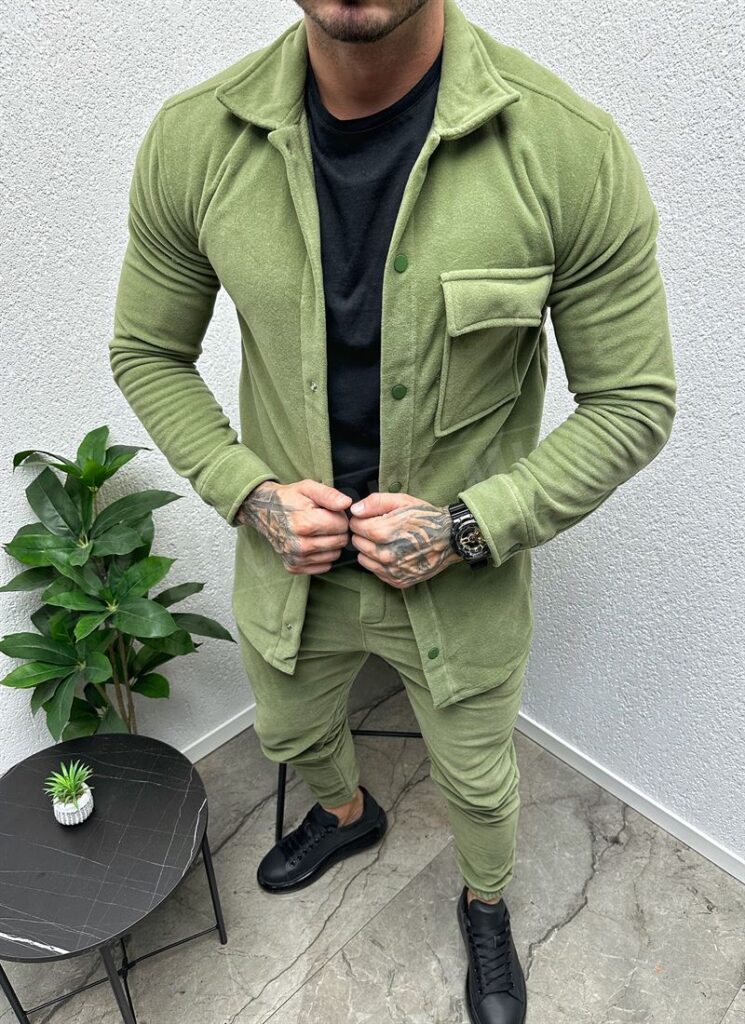 Compleu barbatesc culoare verde