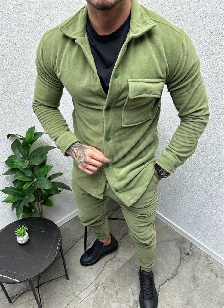 Compleu barbatesc culoare verde