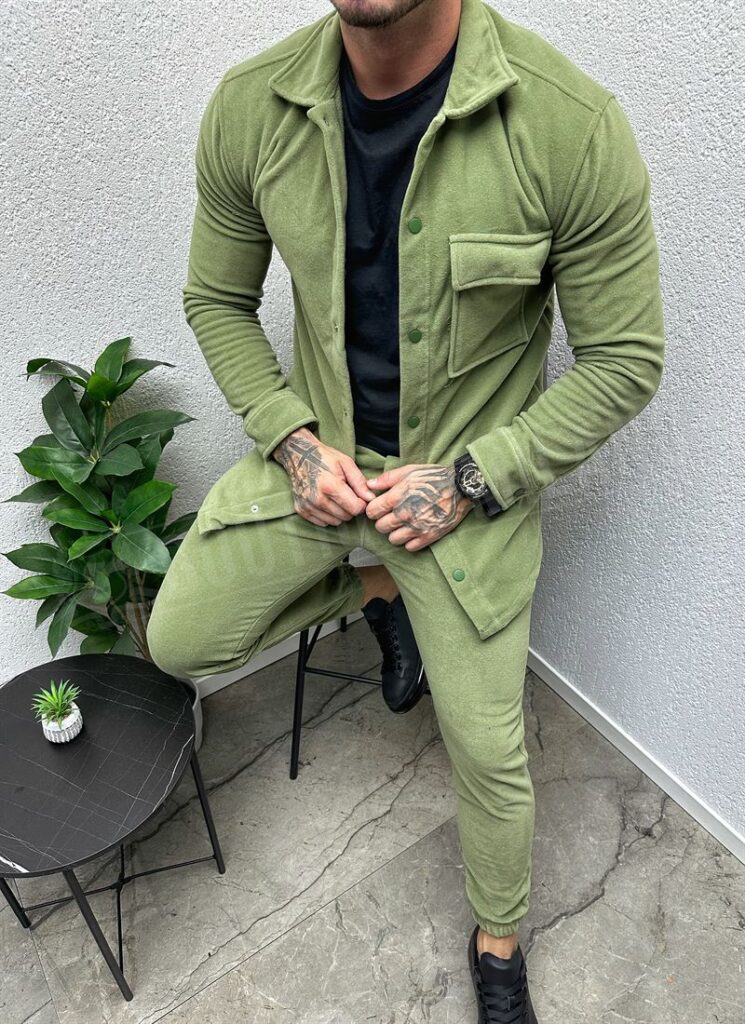Compleu barbatesc culoare verde