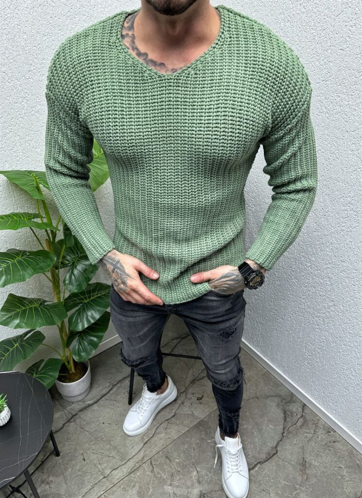 Pulover pentru barbati menta