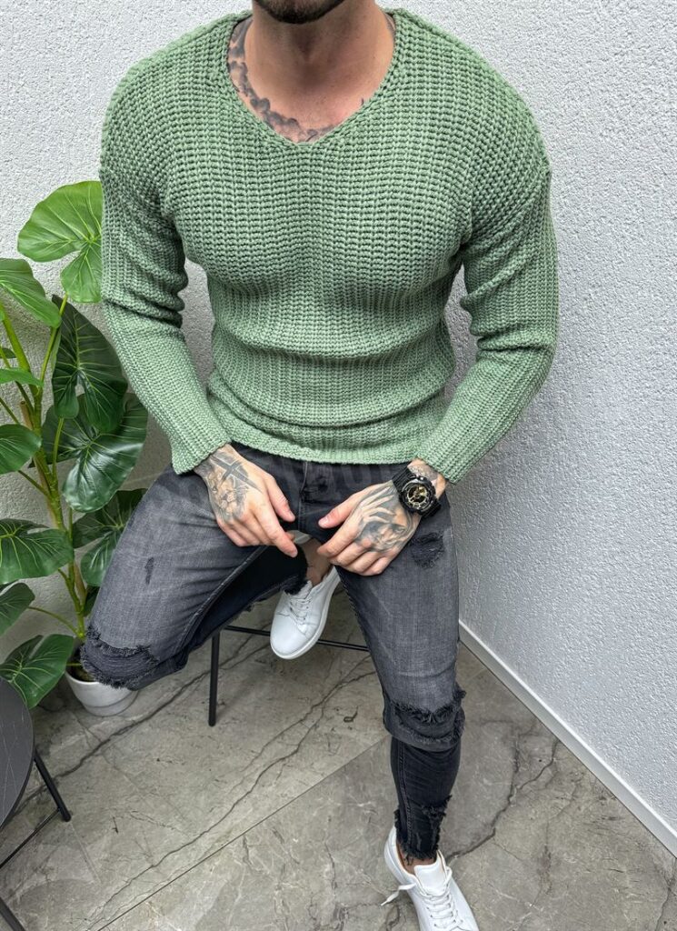 Pulover pentru barbati menta