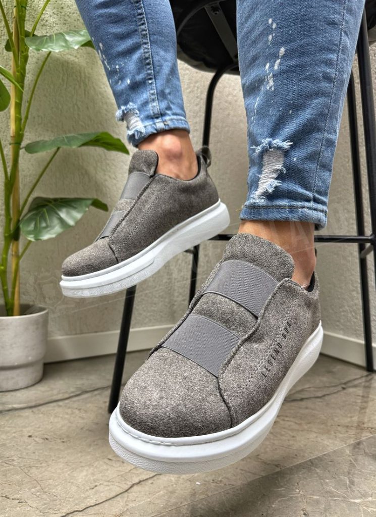 Adidasi barbatesti velur eco gri