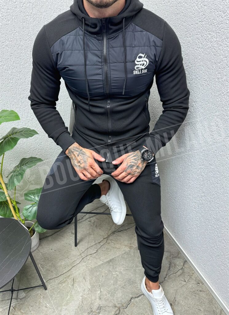 Trening pentru bărbați negru L155-3
