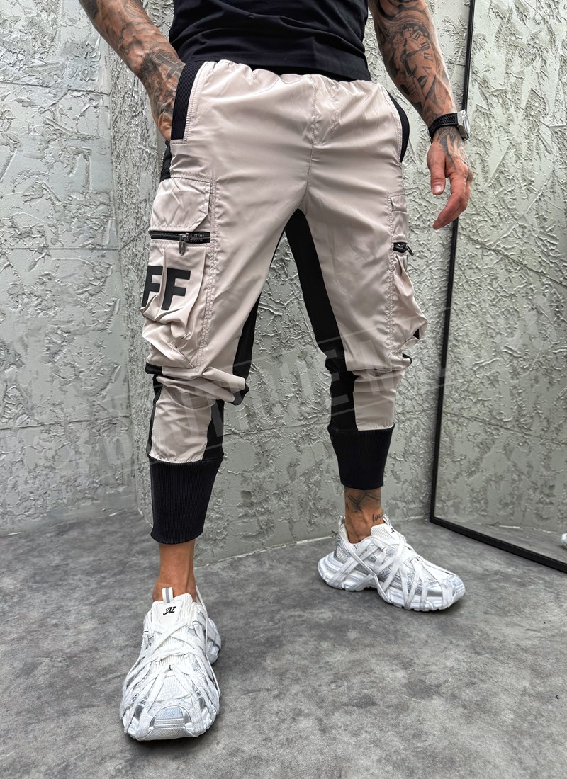 myjko-sportno-dolnishte-v-bejovo-c8208-2-2 Pantaloni barbatesti casual sport bej C8208-2