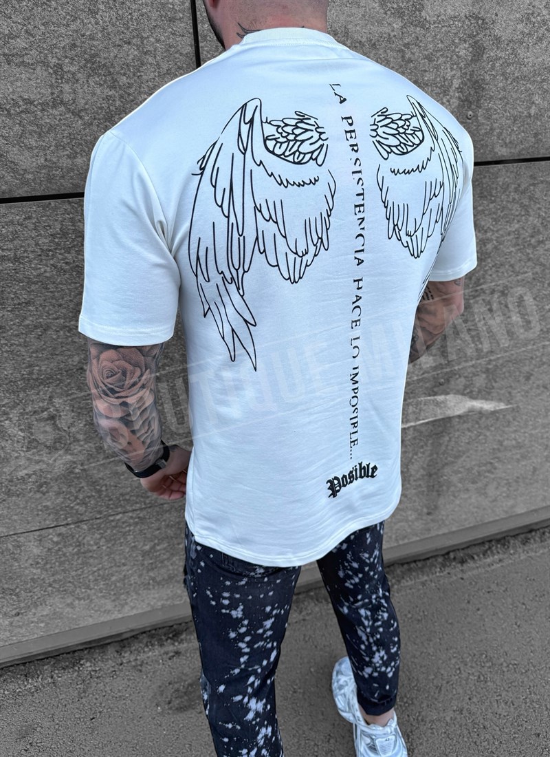 myjka-teniska-cvqt-ekryu-t341-2 Tricou barbatesc de culoare alba cu stamp