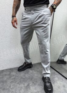 Pantaloni pentru barbati in culoare gri P114-4