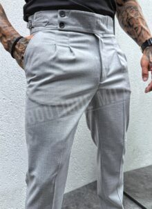 Pantaloni pentru barbati in culoare gri P114-4