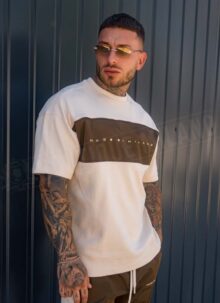 Set sport bărbătesc bej si maro Milano L079-7