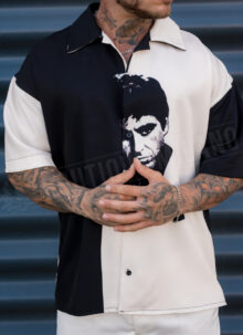 Camasa barbateasca oversize „Ediția Scarface” R1002