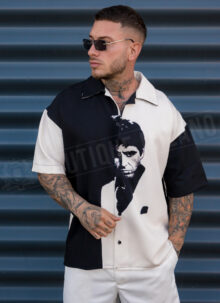 Camasa barbateasca oversize „Ediția Scarface” R1002