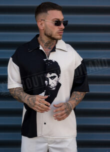 Camasa barbateasca oversize „Ediția Scarface” R1002