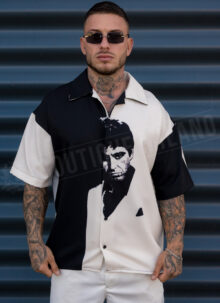 Camasa barbateasca oversize „Ediția Scarface” R1002